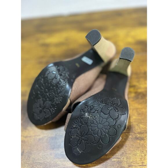 Vintage MUDD women sz 7.5 Kinsey strappy y2k teen spirit heeled sandal 0908 - Picture 7 of 9